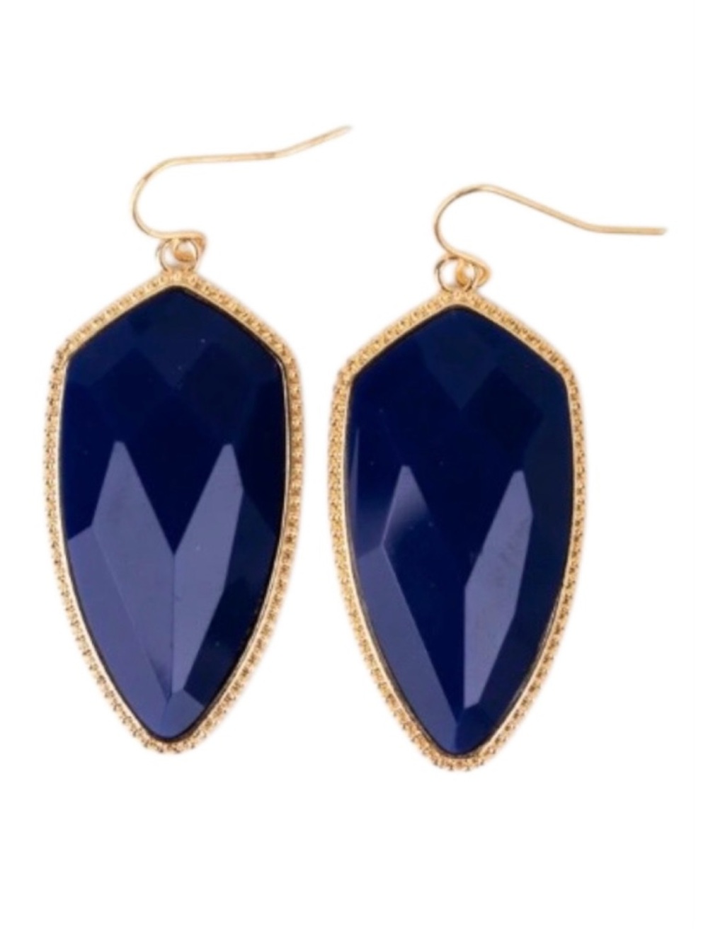 No. 3 Miara Blue Petal Earrings (NWT)